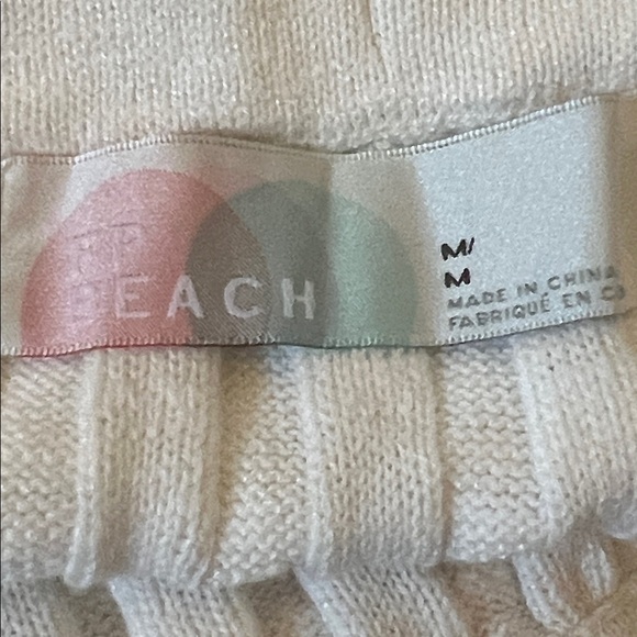 Free People Beach Veda Linen Blend Sweater Ribbed Midi Skirt – Size Medium - Picture 9 of 10